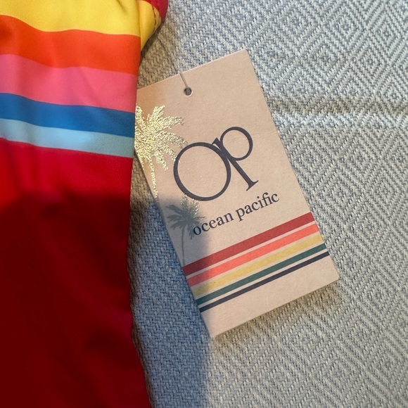 OP Ocean pacific women swimsuit Sz#Small 1 piece cherry red New - Picture 5 of 11